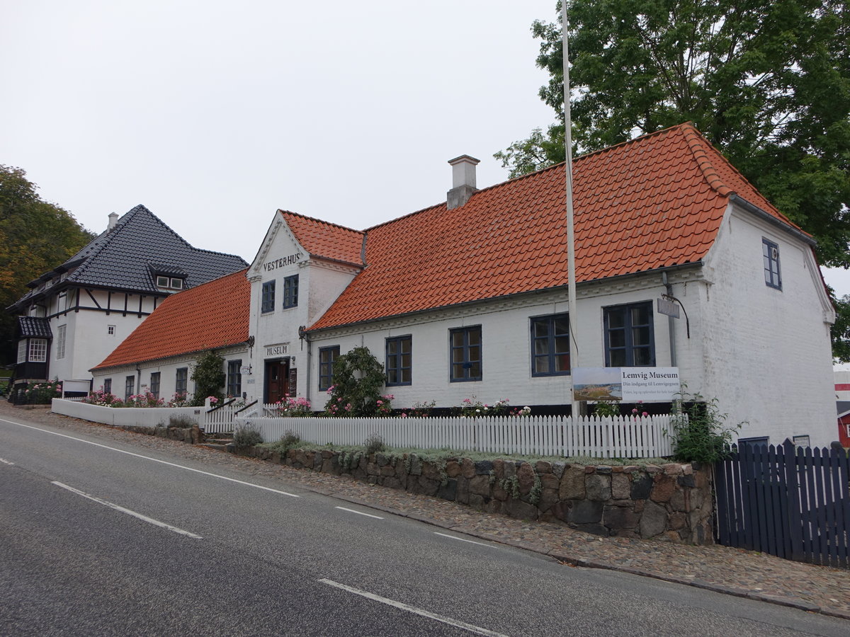 Lemvig, Vesterhus, erbaut 1840, heute Stadtmuseum (19.09.2020)