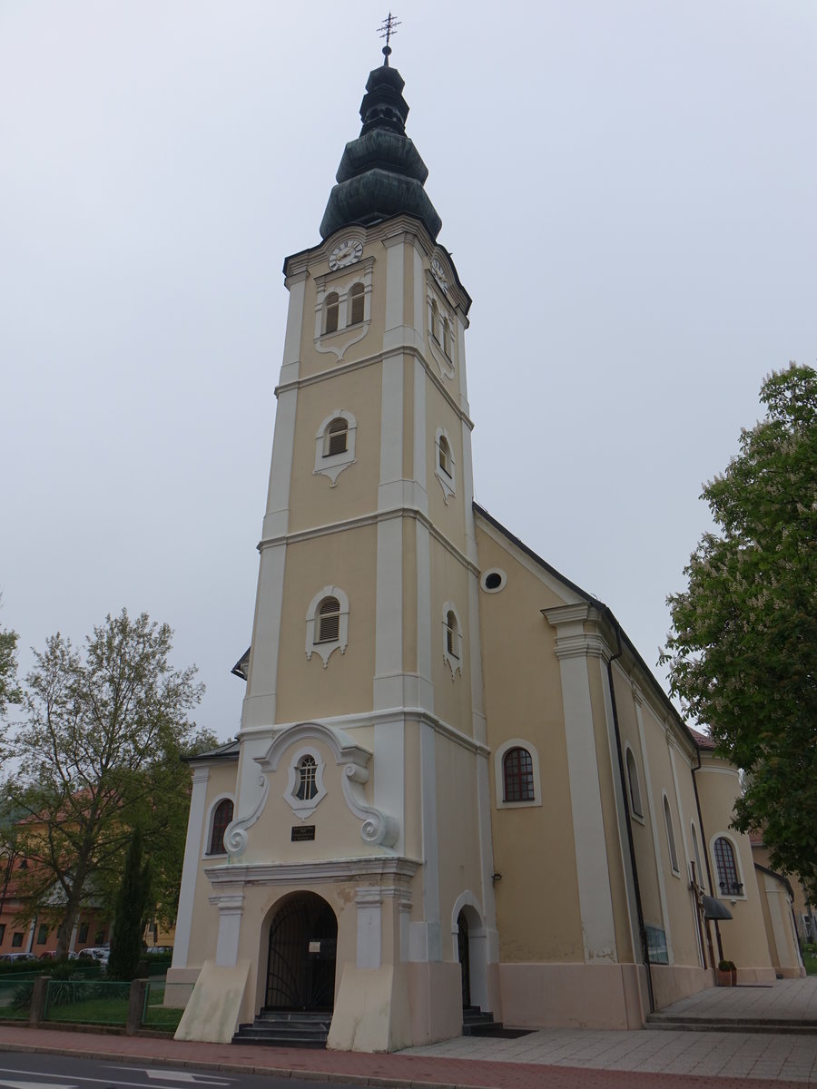 Lendava, St. Katharina Kirche, erbaut von 1749 bis 1751 (04.05.2017)