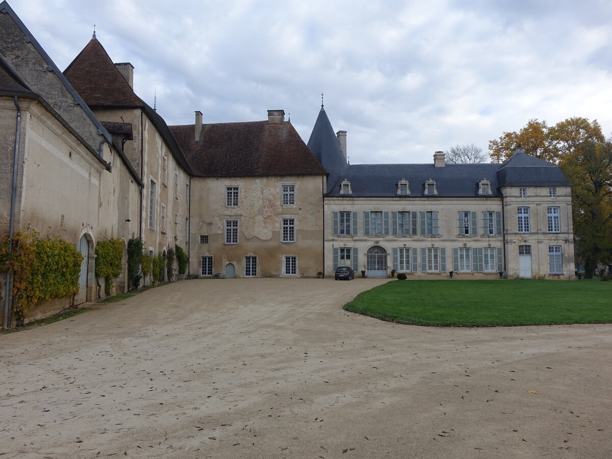 Les Riceys, Chateau de Ricey-Bas, erbaut im 16. Jahrhundert (27.10.2015)