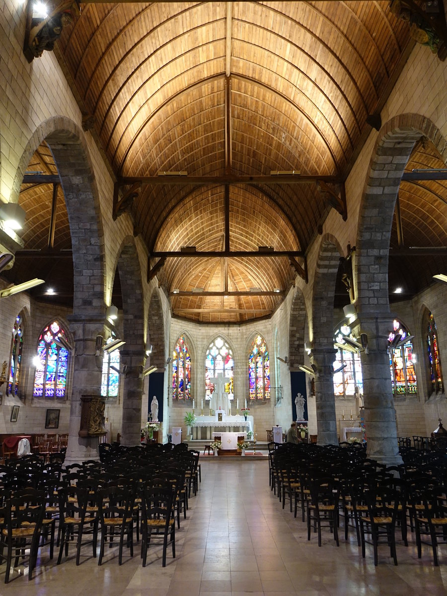 Lestrem, Innenraum der St. Ame Kirche (14.05.2016)