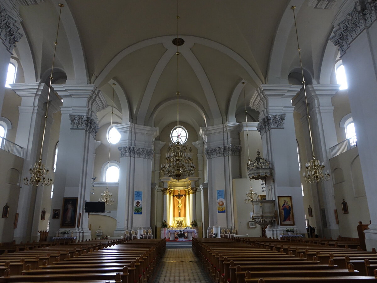 Leszno / Lissa, barocker Innenraum der evangelischen Kirche (12.06.2021)