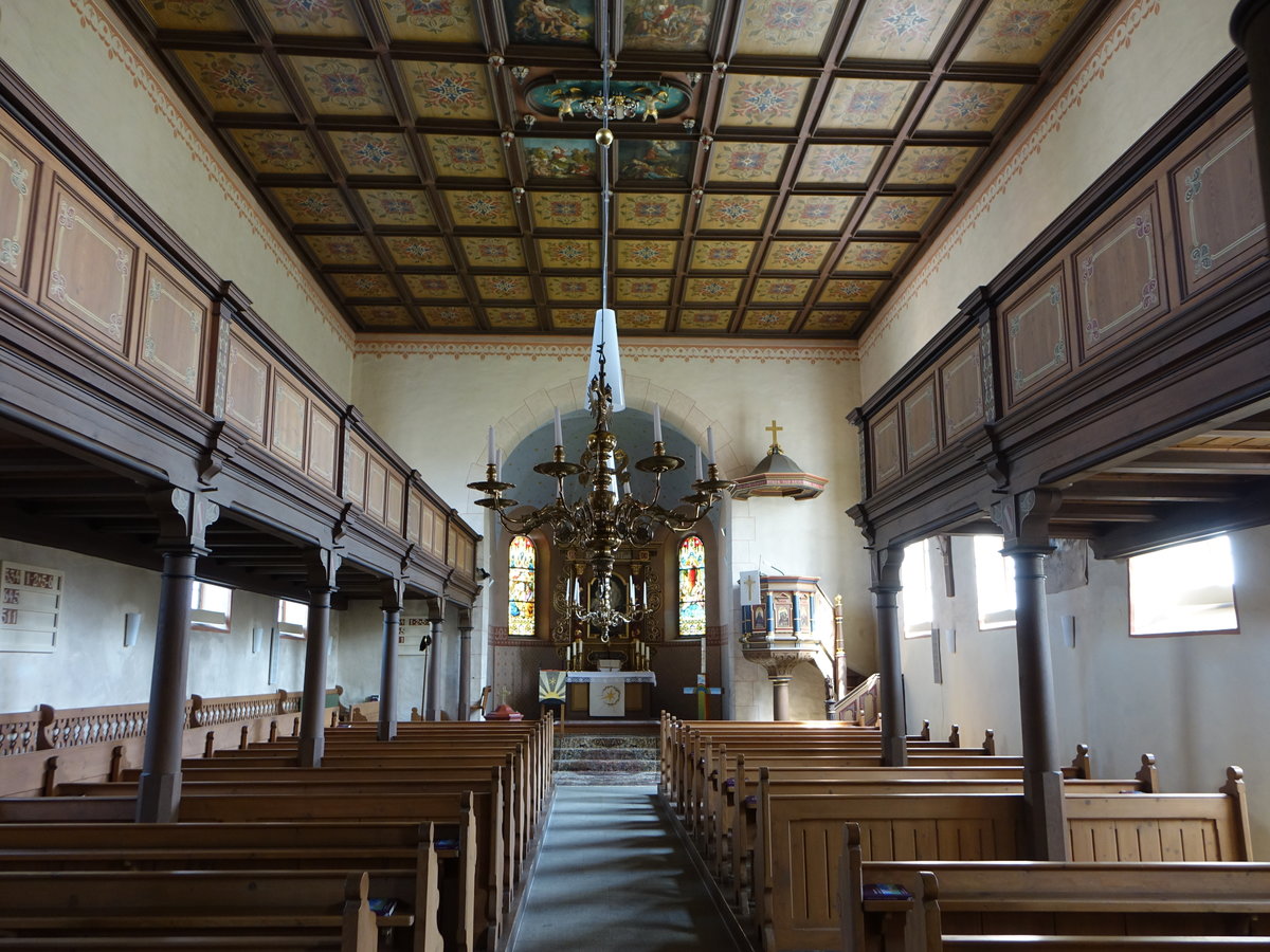 Leupoldsgrn, Innenraum der Evangelisch-lutherische Pfarrkirche (21.04.2018)