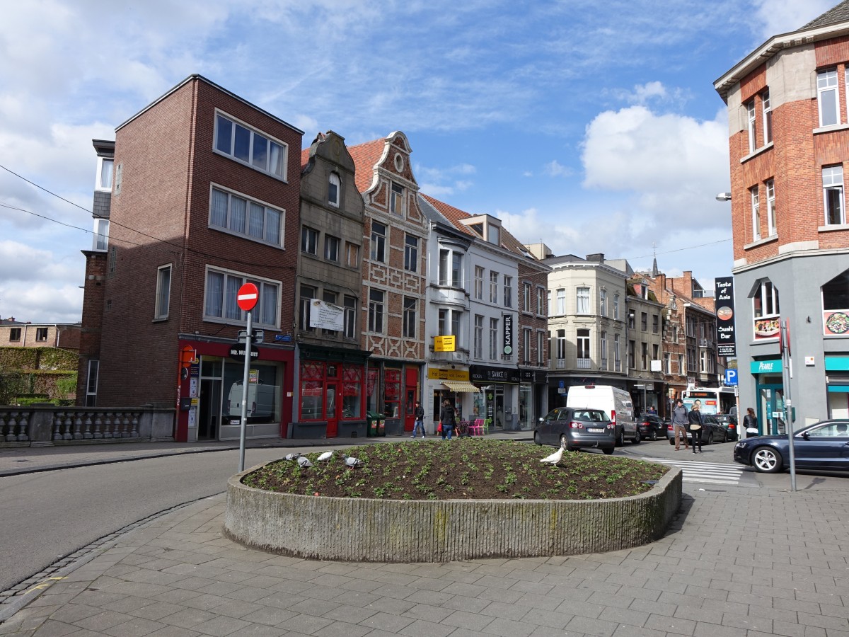 Leuven, Huser in der Brusselsestraat (27.04.2015)