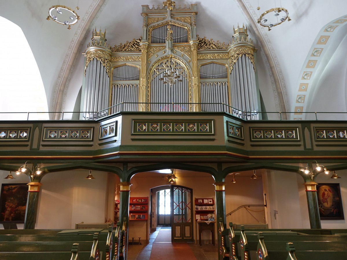 Lidkping, Hrngren Orgel von 1902 in der St. Nikolai Kirche (15.06.2015)