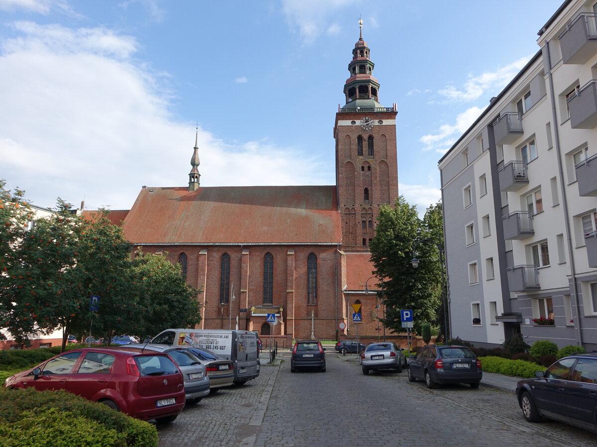 Lidzbark Warminski / Heilsberg, Pfarrkirche St. Peter und Paul, erbaut bis 1497 (03.08.2021)