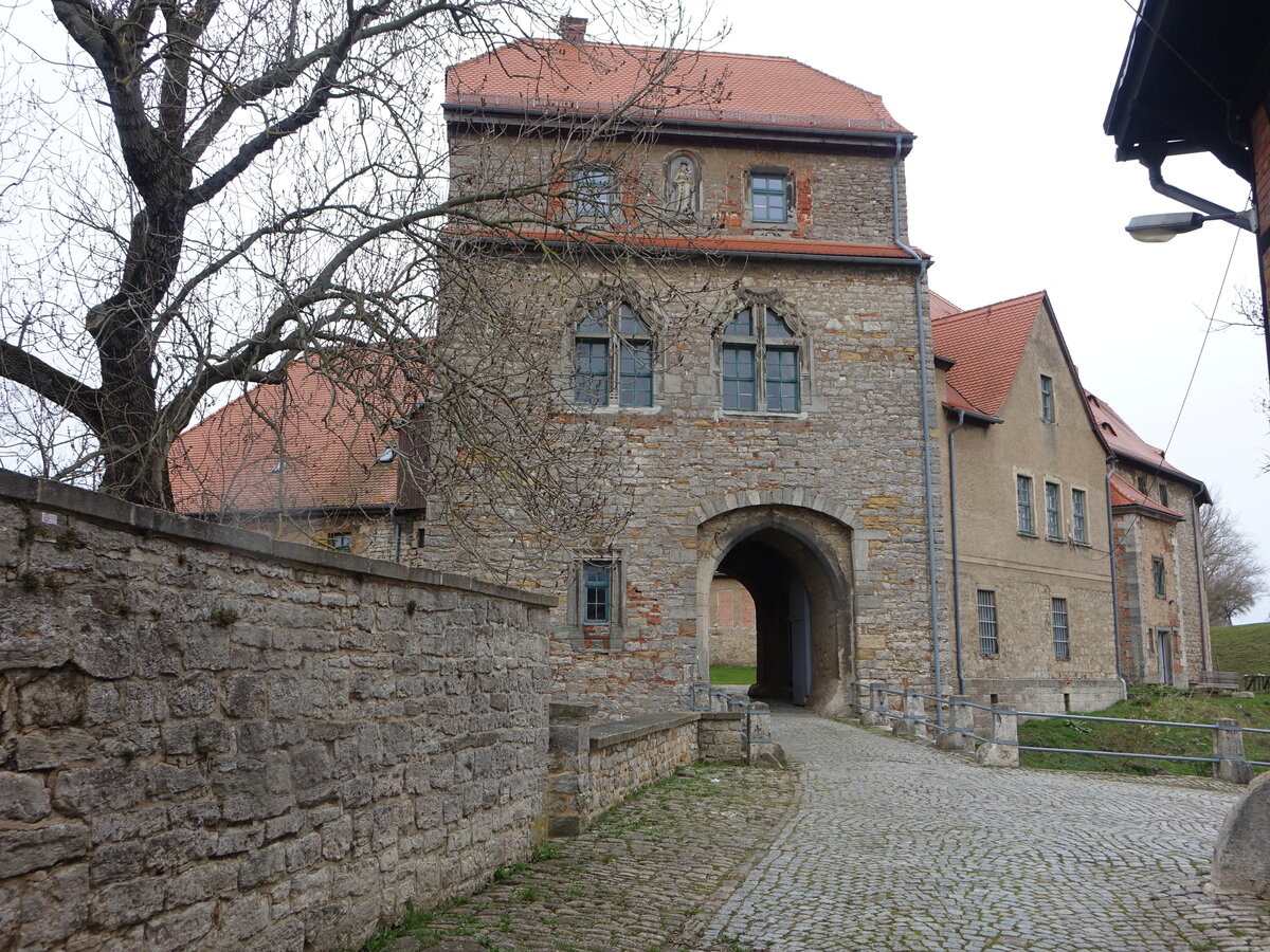 Liebstedt, Ordensburg, Komturei des Deutschen Ritterorden, erbaut im 10. Jahrhundert (26.03.2023)