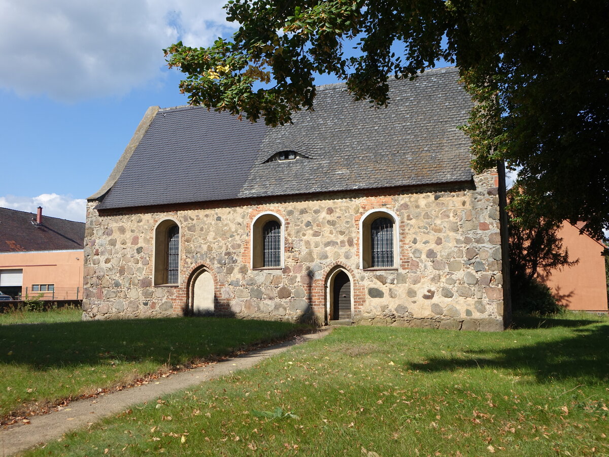 Liedekahle, evangelische Kirche, Feldsteinbau aus dem 14. Jahrhundert (08.09.2025)