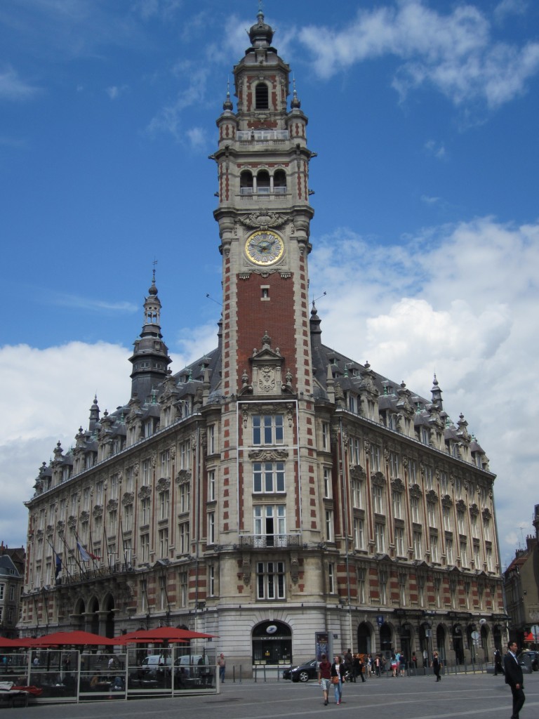 Lille, Belfried der Industrie- und Handelskammer, Chambre de Commerce (30.06.2014)