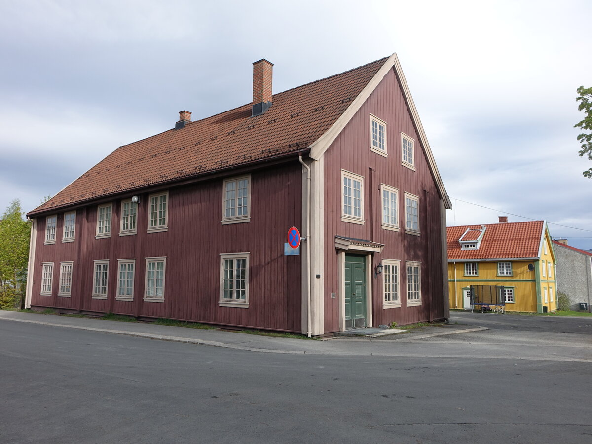 Lillehammer, Holzhaus in der Langes Gate (24.05.2023)