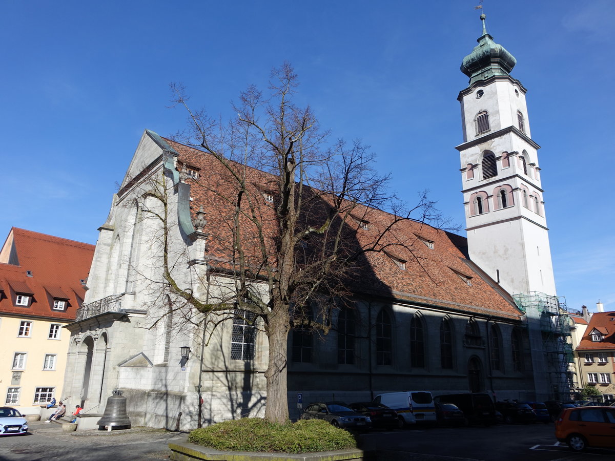Lindau, evangelische St. Stephan Kirche, Langhaus von 1506, Umgestaltung von 1781 bis 1783 (20.02.2021) 