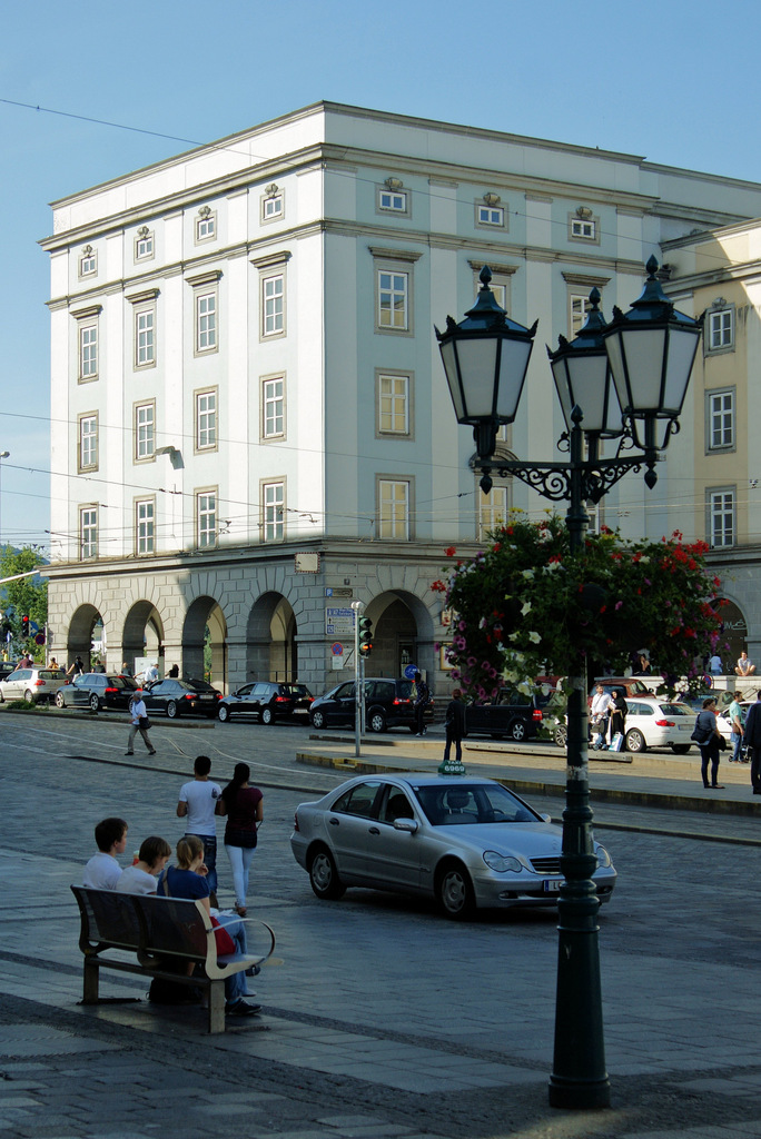 Linz, Hauptplatz ... aufgenommen am 4.6.2014