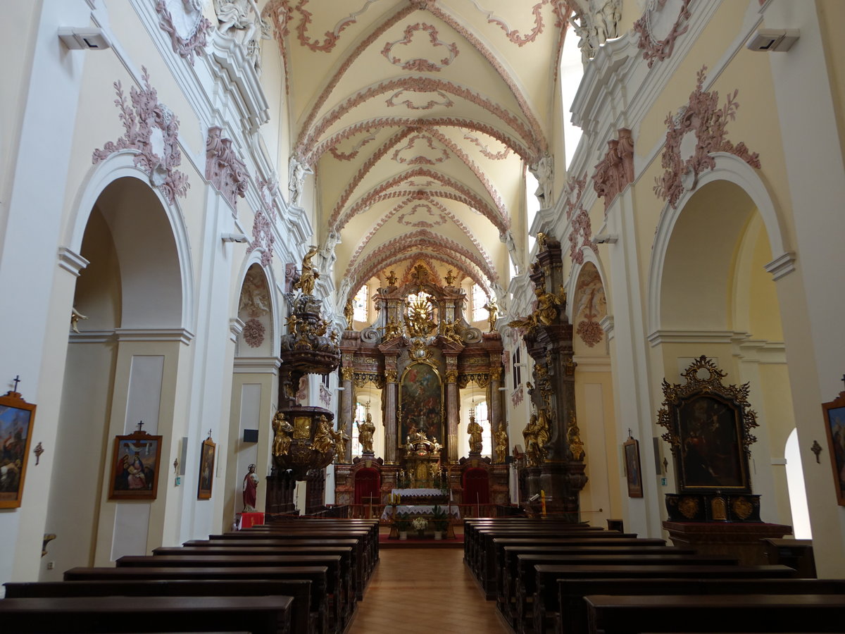 Litomerice / Leitmeritz, Hochaltar in der St. Jakob Kirche (27.06.2020)