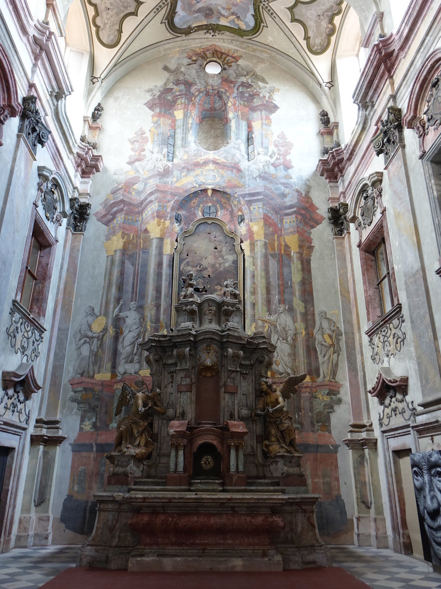 Litomerice / Leitmeritz, Hochalter in der Maria Verkndigung Kirche (27.06.2020)