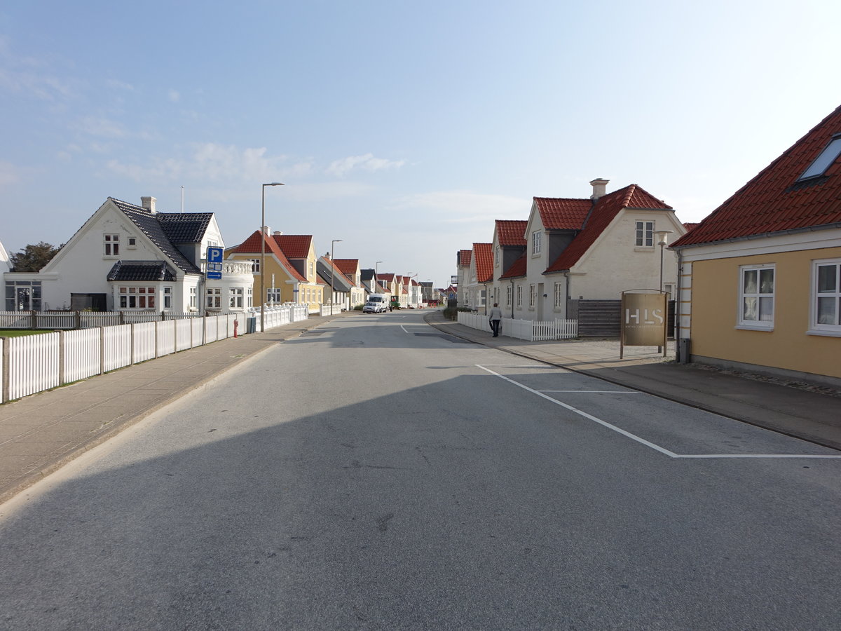 Lokken, Häuser in der Norregade Straße (23.09.2020)
