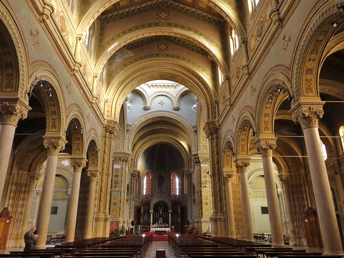 Lonigo, Innenraum des Duomo St. Redentore, Tabernakel von Egisto Caldana (28.10.2017)