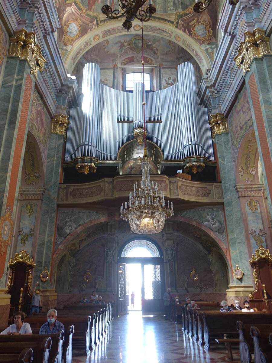 Lublin, Orgelempore in der Kathedrale St. Johannes (15.06.2021)
