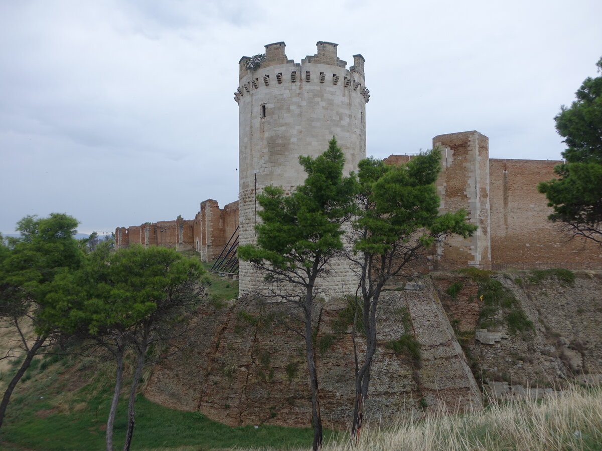 Lucera, Fortezza Svevo-Angioina di Lucera, erbaut im 14. Jahrhundert (26.09.2022)