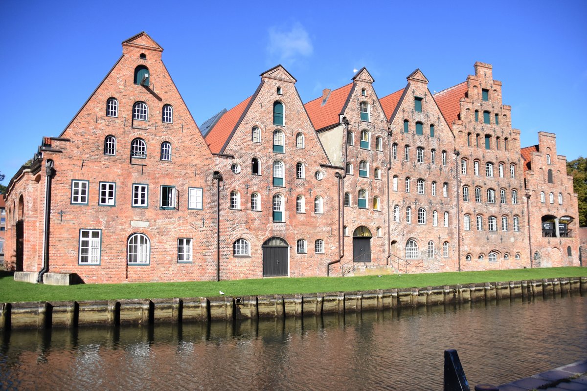 LBECK, 22.09.2018, alte Salzspeicher an der Trave