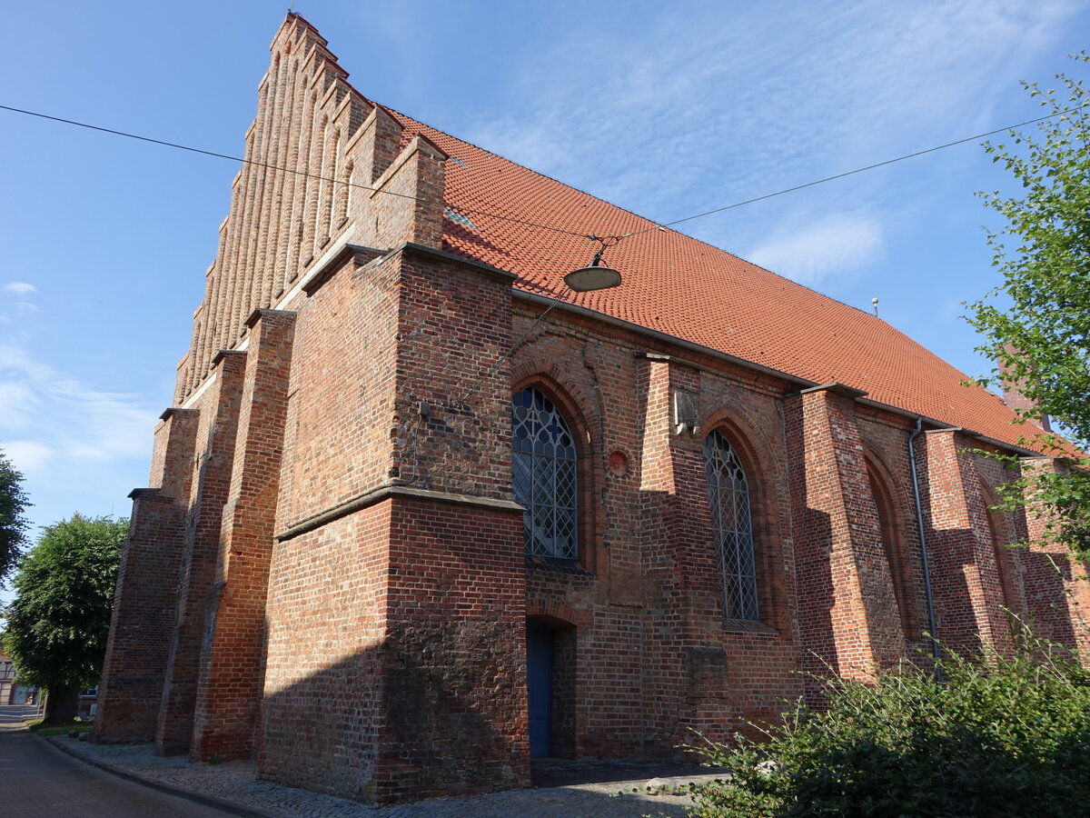 L�chow, evangelische St. Johannis Kirche, erbaut ab 1298 (20.06.2026)