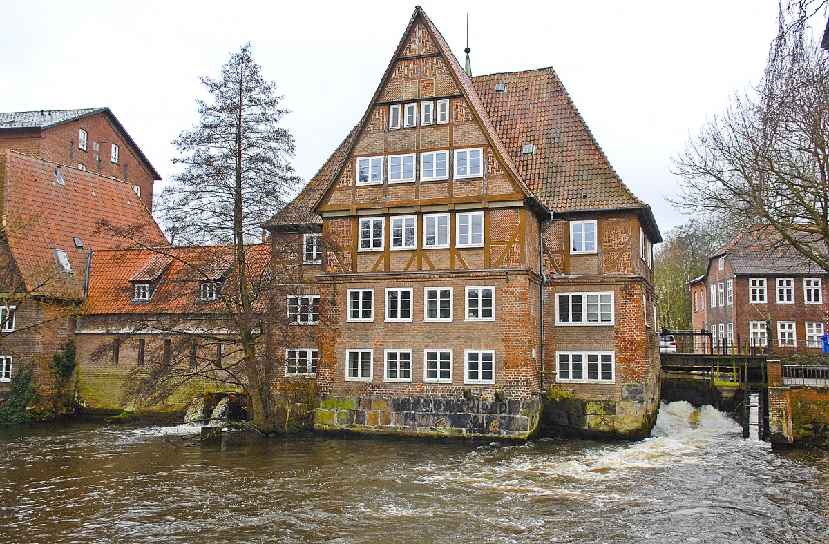 Lnebruger Ratsmhle an der Ilmenaus. 30. Januar 2016.