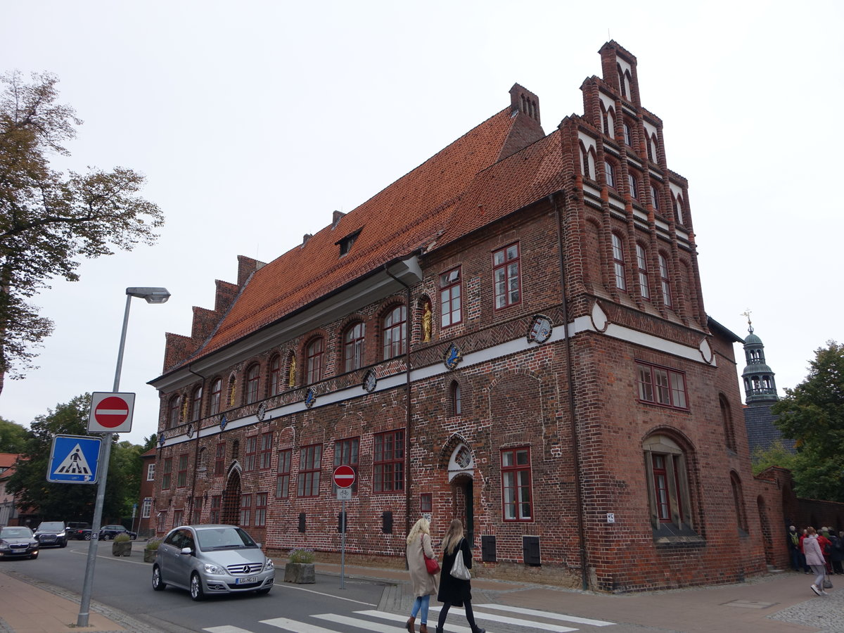 Lneburg, Kmmereiflgel des alten Rathauses am Marienplatz (26.09.2020)