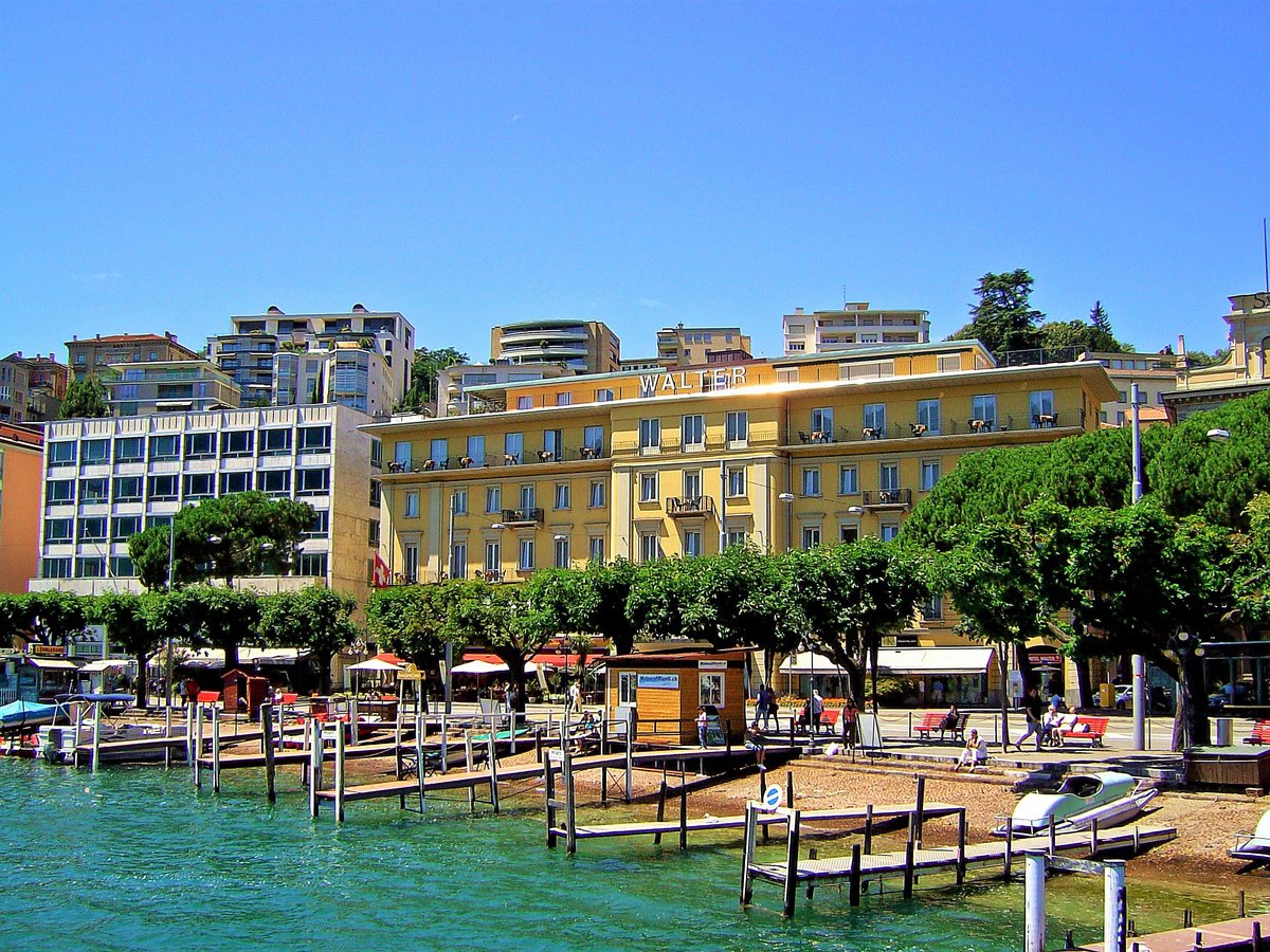 Lugano, Hotel Walter, Piazza Rezzonico 7, direkt an der Seepromenade. Familienbetrieb in 4. Generation, seit 1888 - 25.06.2011
