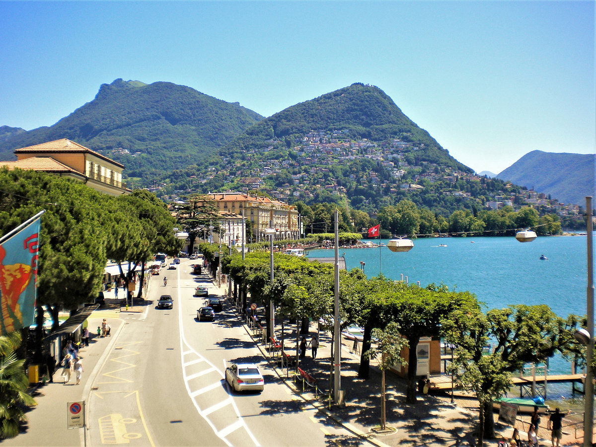 Lugano, Sicht in Richtung Monte Br - 25.06.2011