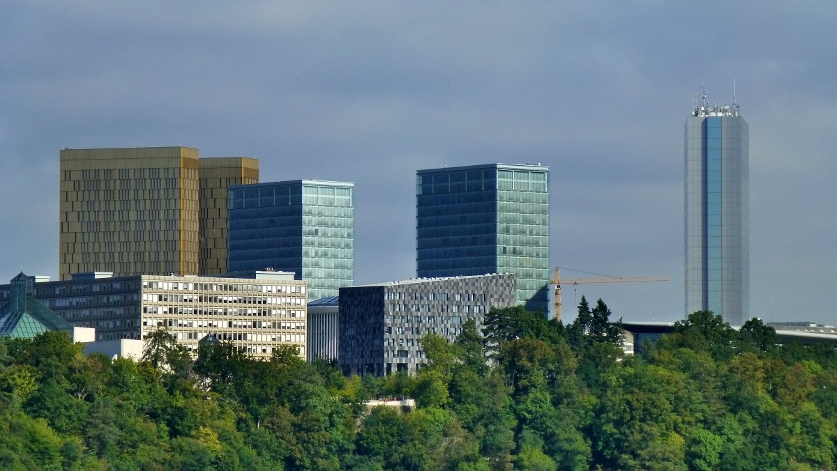 Luxemburg, das Europazentrum Kirchberg. 22.09.2013