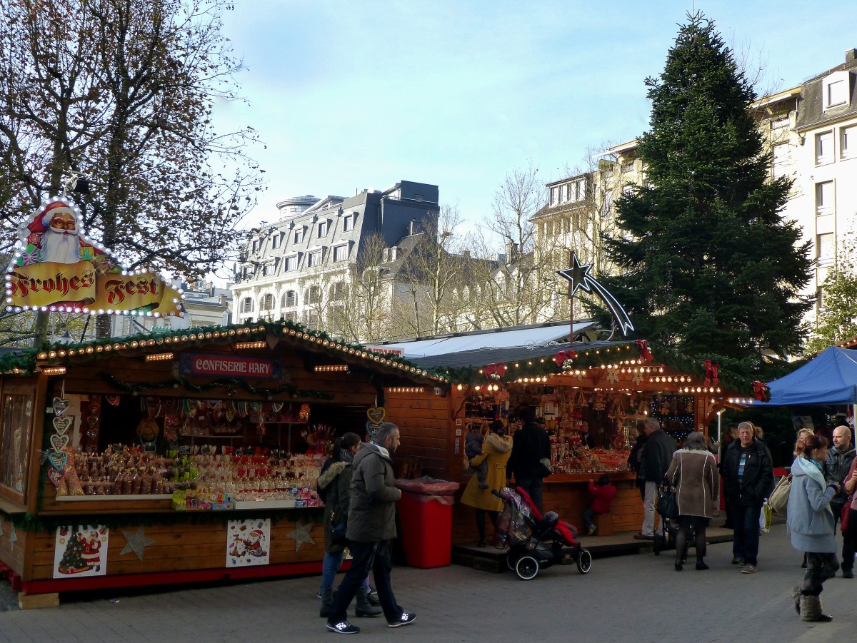 Luxemburg, Place d'Armes, Weihnachtsmarkt, 23.11.2014