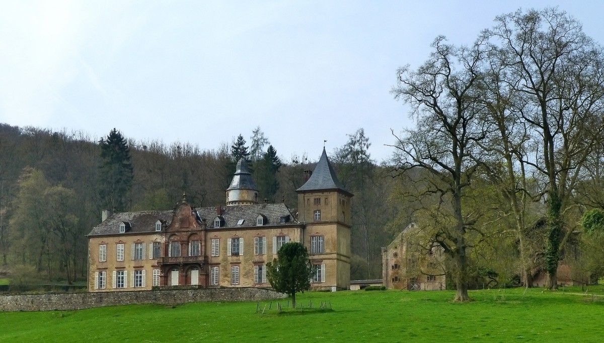 Luxemburg, Schloss von Birtrange. 01.04.2014