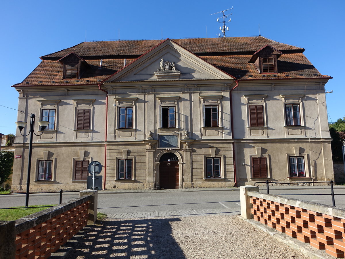 Lysice / Lissitz, Amtshaus in der Zamecka Strae, erbaut im 17. Jahrhundert (01.08.2020)