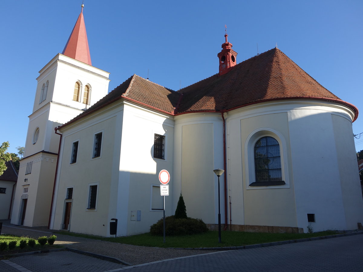 Lysice / Lissitz, Pfarrkirche St. Peter und Paul, erbaut von 1782 bis 1786 (01.08.2020)