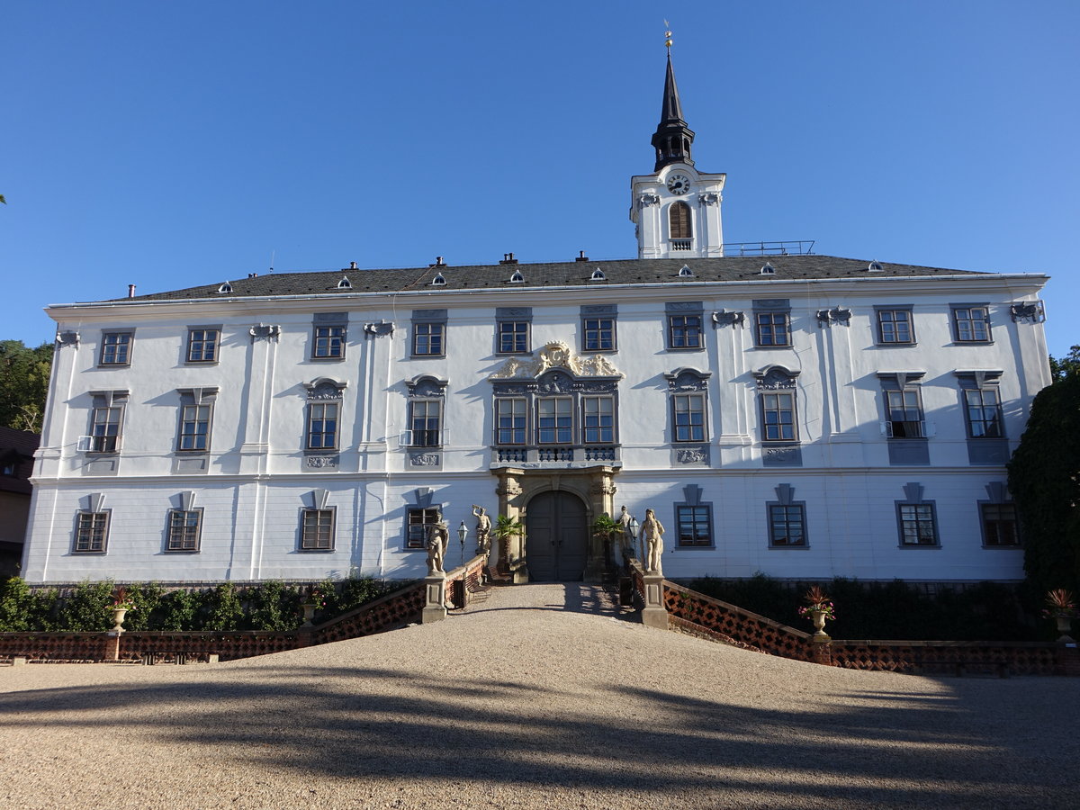 Lysice / Lissitz, Schloss, erbaut im 17. Jahrhundert durch Christian Alexander Oedtl (01.08.2020)