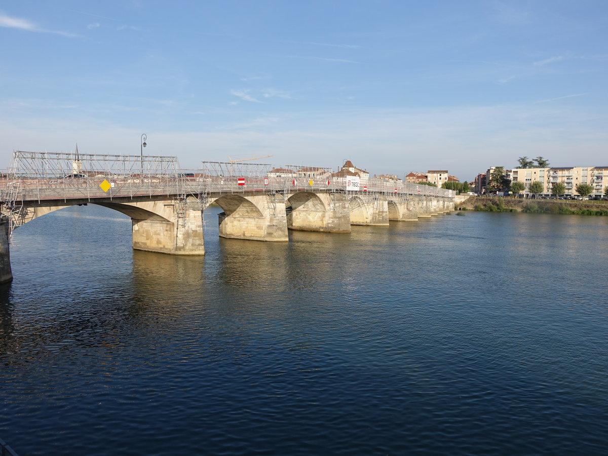 Macon, Pont Saint Laurent ber den Fluss Sane (22.09.2016)