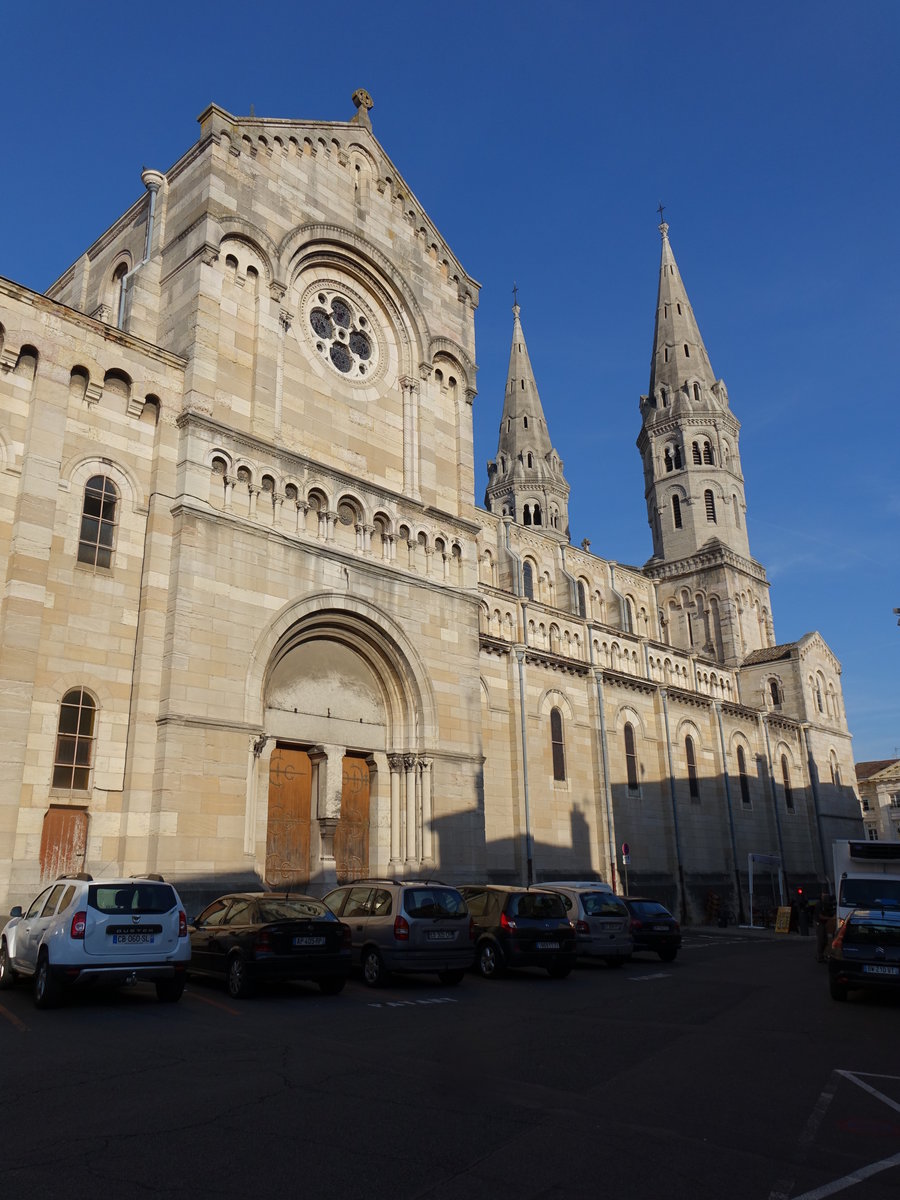 Macon, Saint Pierre Kirche, erbaut bis 1860 (22.09.2016)