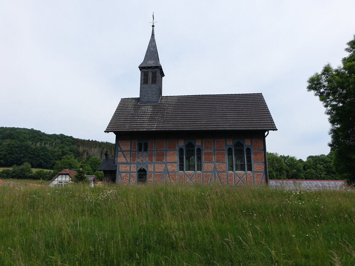 Mckelsdorf, evangelische Kirche im Birkenweg (04.06.2022)