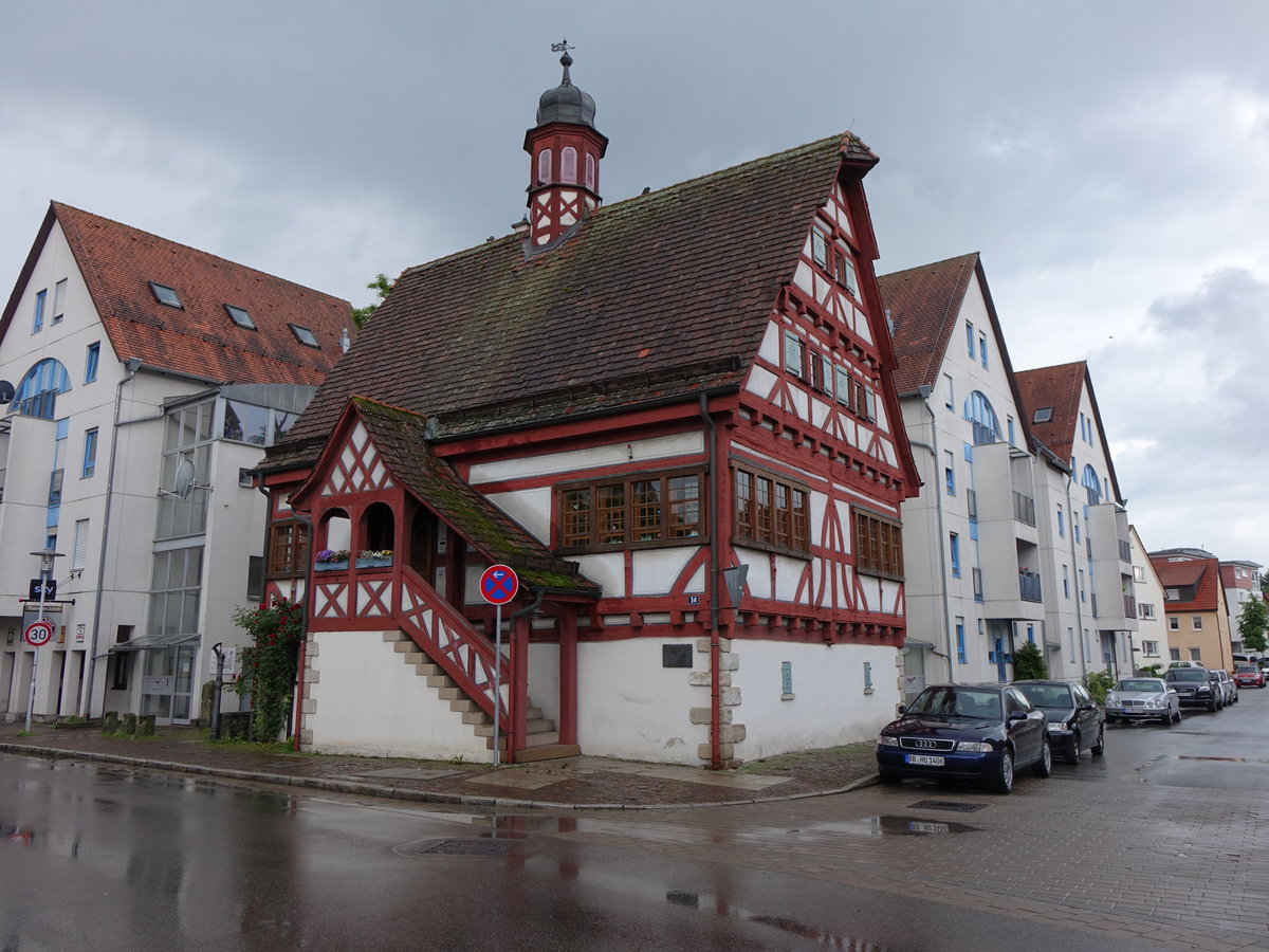 Maichingen, altes Rathaus, erbaut 1540 (05.06.2016)
