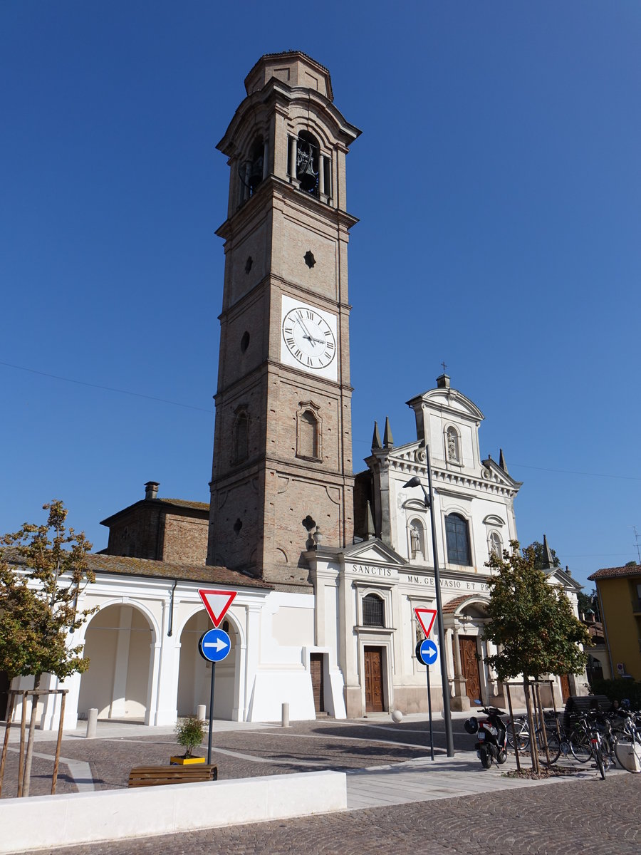 Maleo, Collegiata St. Gervasio und Protasio, erbaut ab 1511 (30.09.2018)