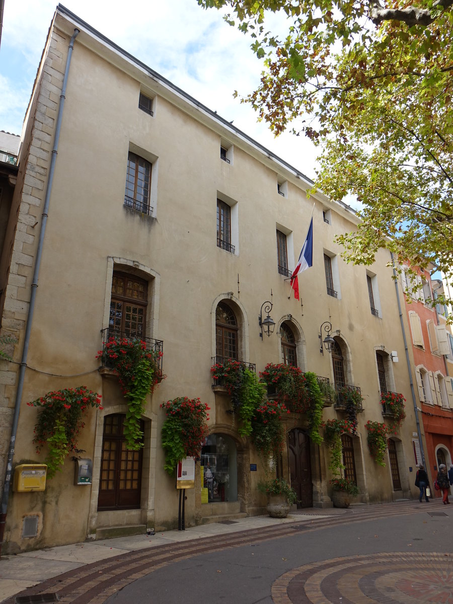 Manosque, altes Rathaus am Place de l’Htel-de-Ville  (24.09.2017)