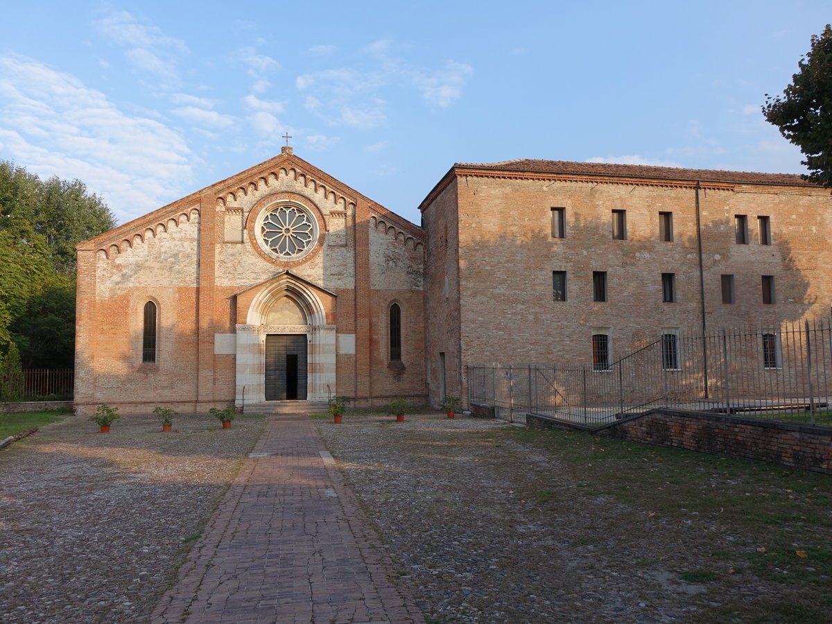 Mantua, Convento St. Maria del Gradaro, erbaut im 13. Jahrhundert (08.10.2016)