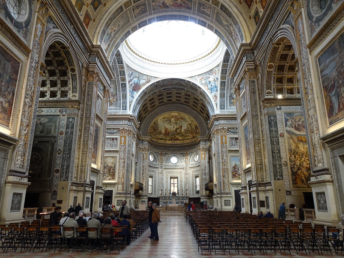 Mantua, Innenraum der Basilika St. Andrea (08.10.2016)