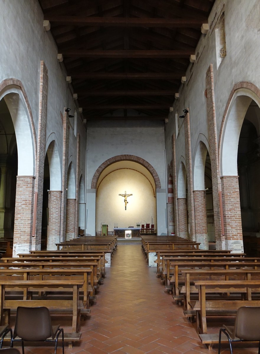 Mantua, Innenraum der Klosterkirche St. Maria del Gradaro (08.10.2016)