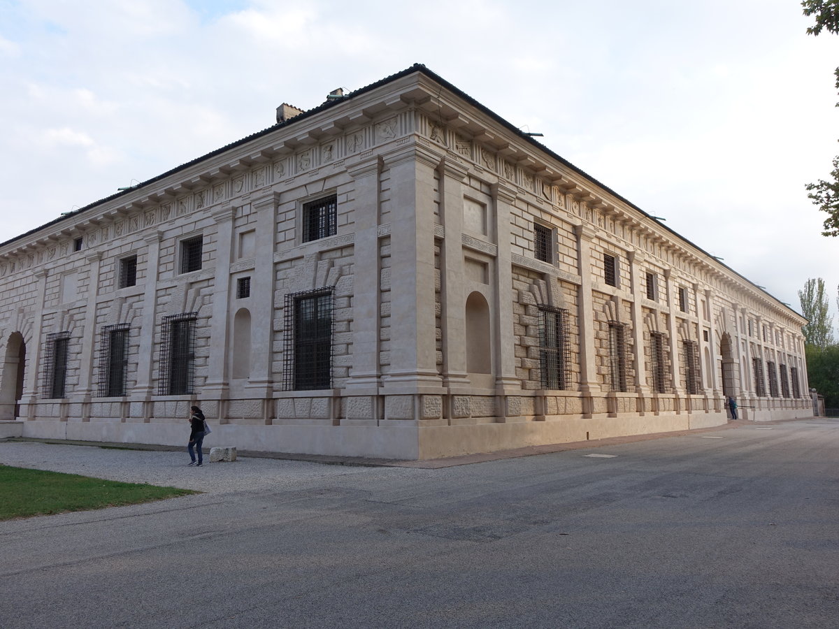 Mantua, Palazzo del Te, erbaut von 1525 bis 1535 durch Giulio Romano (08.10.2016)
