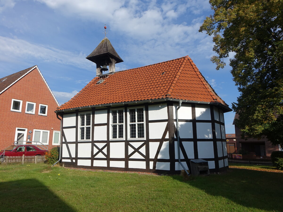Mardorf, evangelische Christuskapelle, erbaut von 1721 bis 1722 (20.09.2025)