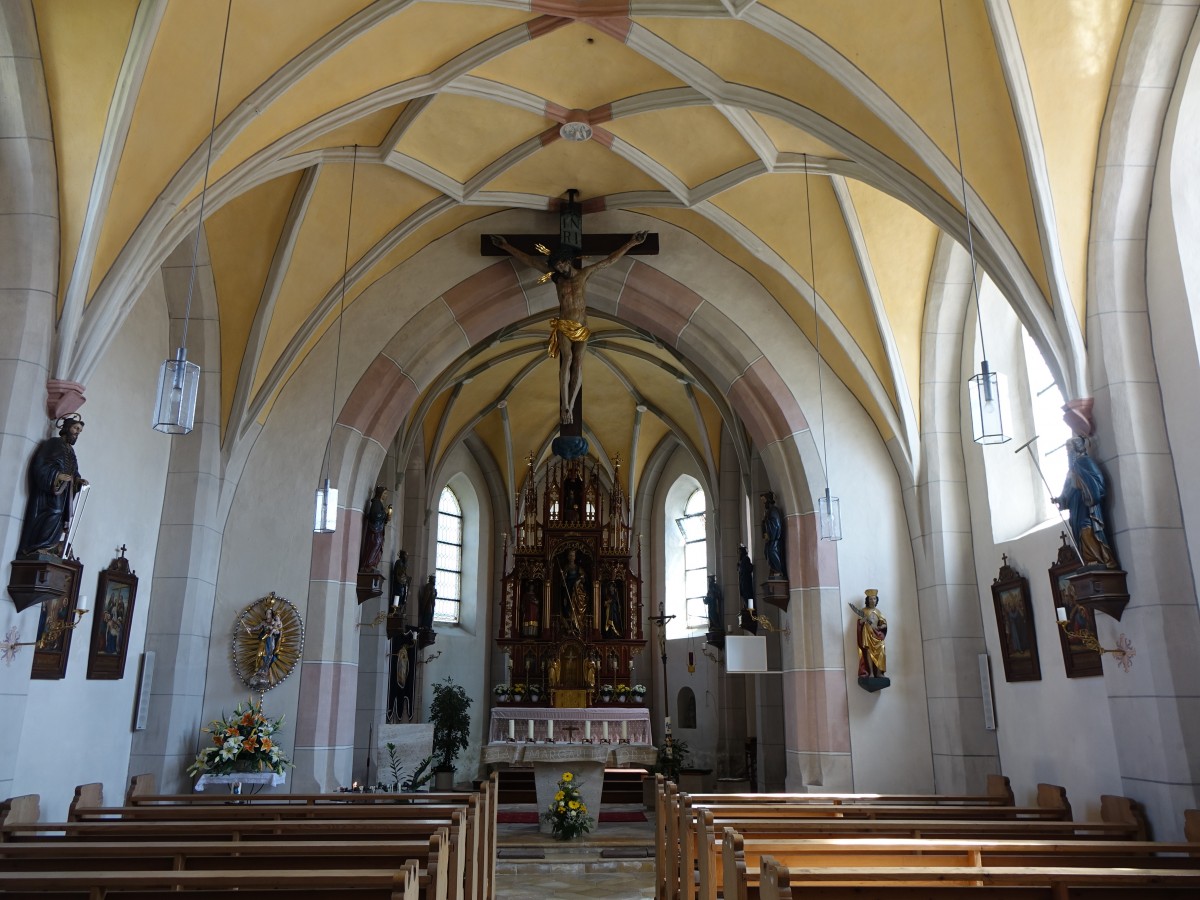 Margarethen, Innenraum der St. Margaretha Kirche (15.08.2015)