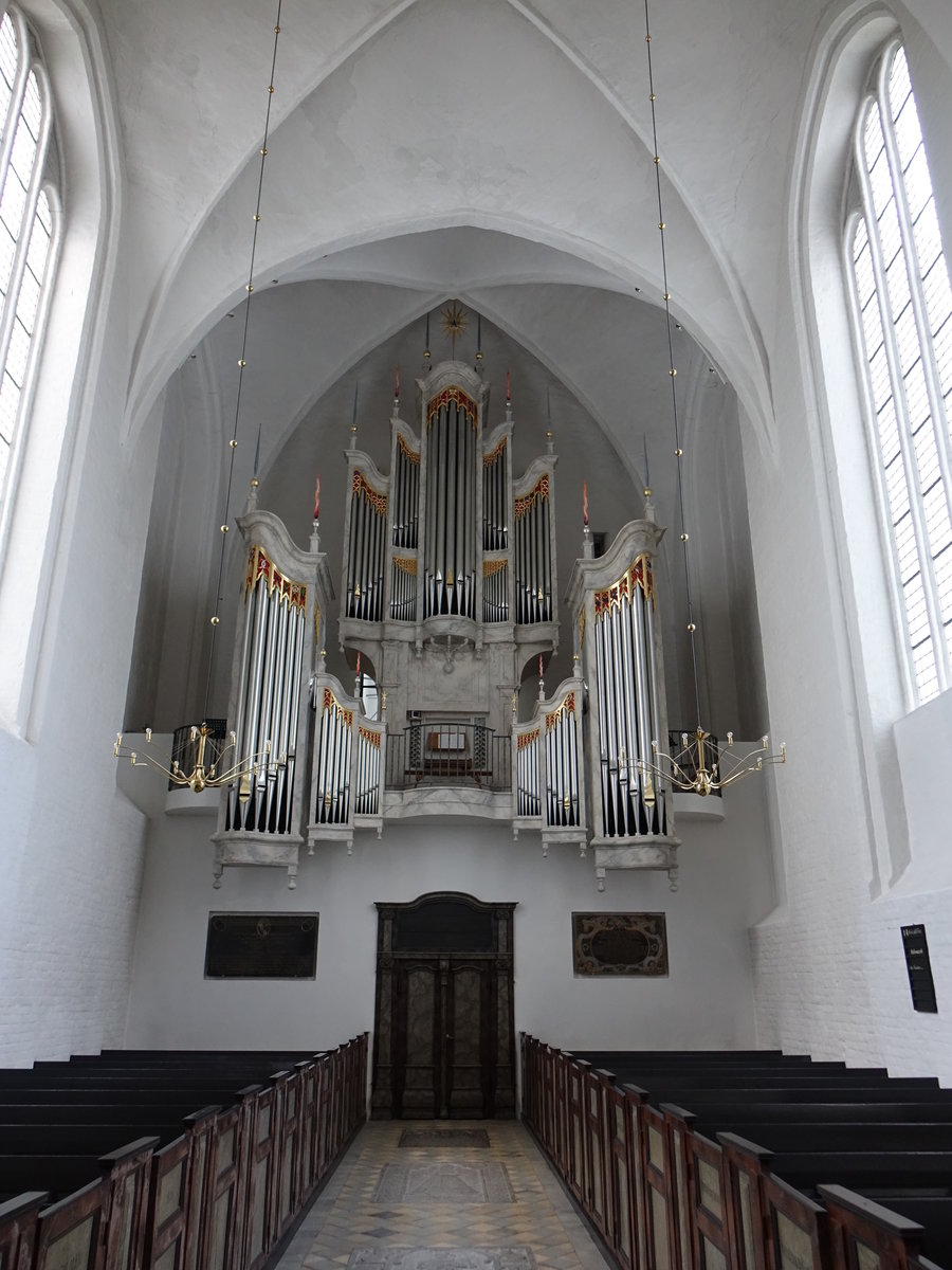 Mariager, Aubertin Orgel in der evangelischen Klosterkirche (22.09.2020)