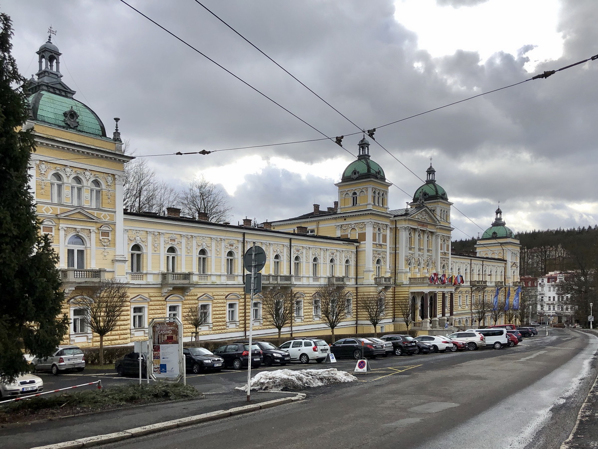 Marienbad am 21. Februar 2020 hier das  Kurhotel Nove Lazne.