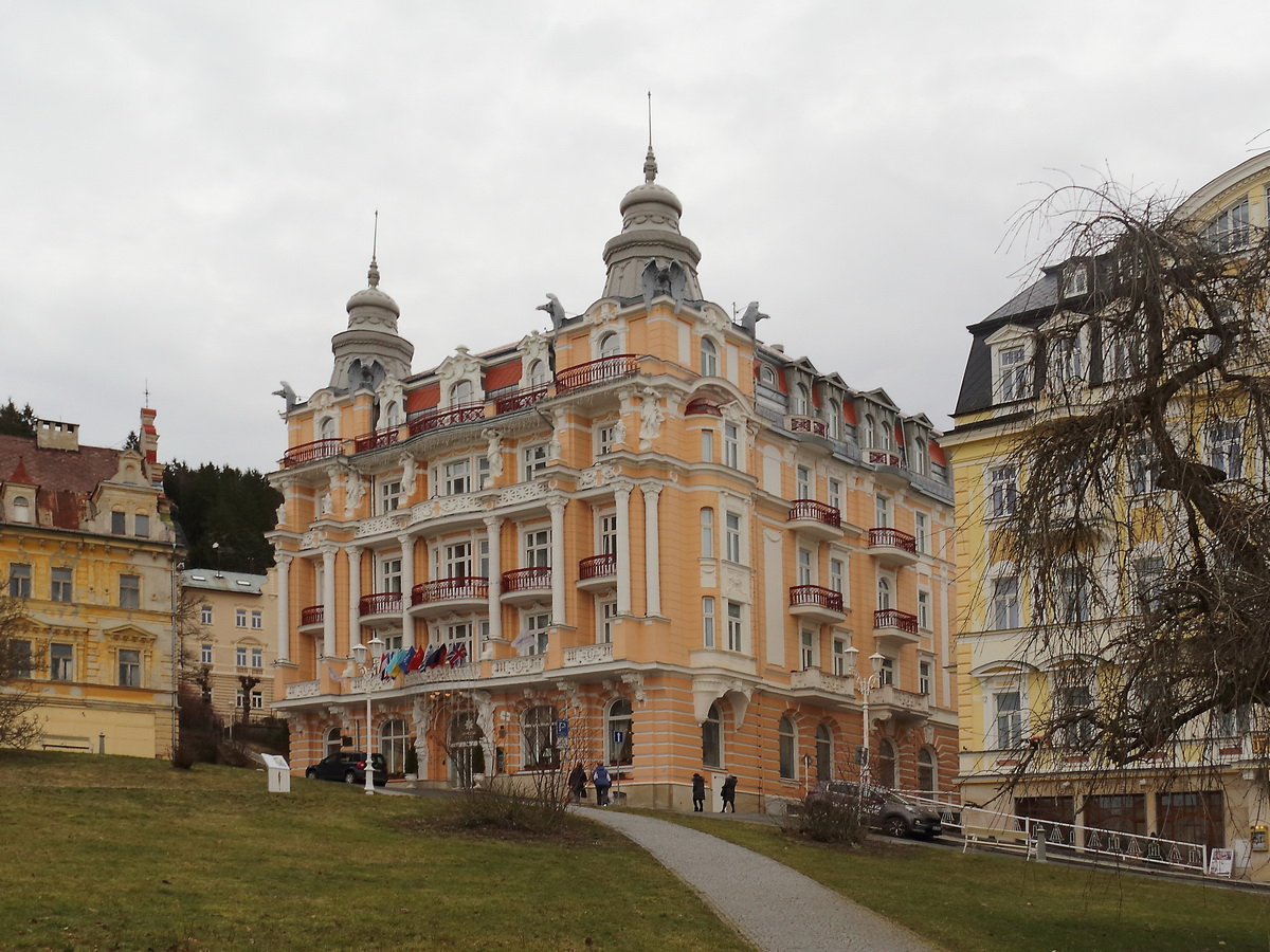 Marienbad am 22. Februar 2020, das Hotel Health Spa Resort Hvězda.






