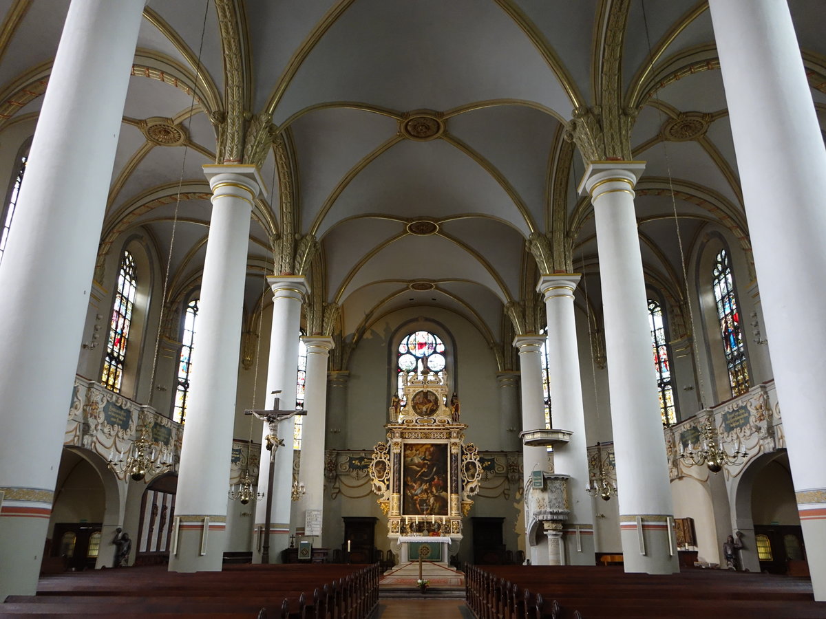 Marienberg, sptgotischer Innenraum der St. Marien Kirche (26.09.2019)