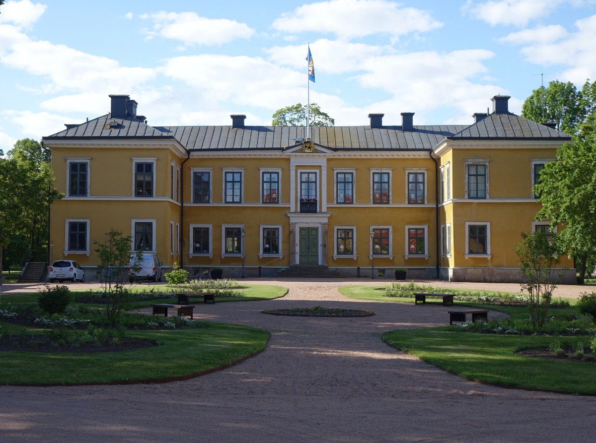 Mariestad, Schloss Marieholm, heute beherbergt es mehrere Museen (16.06.2015)